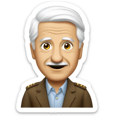 kel gülen yüz sticker