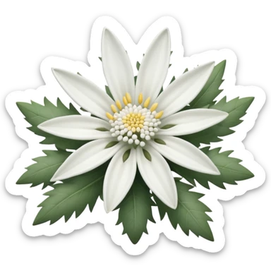 edelweiss realista sticker