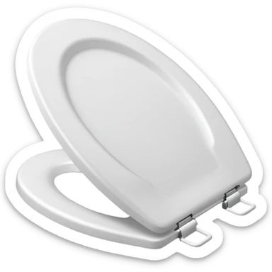 Disposable polyethylene Toilet seat cover sticker