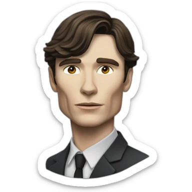 Cillian Murphy as oppenheimer sticker
