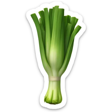 a leek sticker