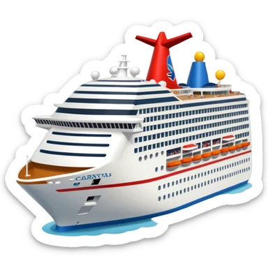 Carnival cruise ship sticker
