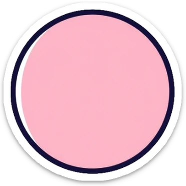 pastel pink bullet journal dot sticker