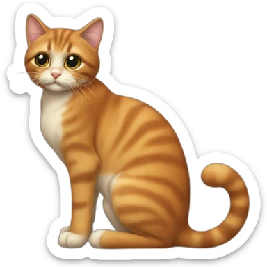 A pussycat sticker