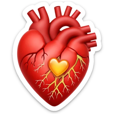 High Blood pressure with heart sticker