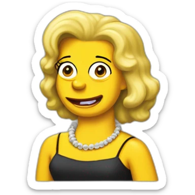 Lisa simpson avocate sticker