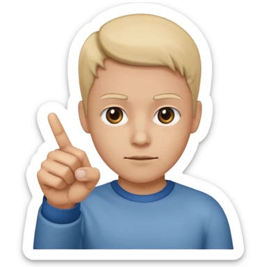 POINTING FINGER DIRECTLY TO CAMERA sticker