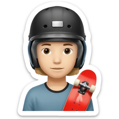 Skateboarder mugshot sticker