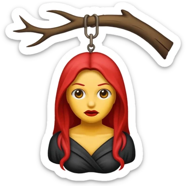 Dead hangwomen sticker