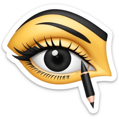 eye liner item sticker