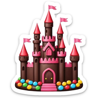 gloomy candy castle sticker
