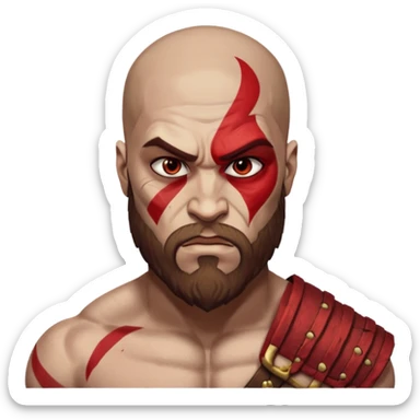 kratos sticker