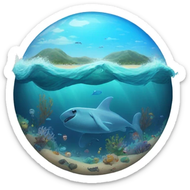 Ocean  sticker