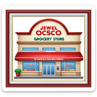 Jewel-Osco Grocery Store sticker