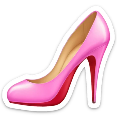 Pink louboutins sticker