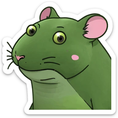 A male rat wearing blue and a female rat wearing pink. Both of them drinking milk from a bottle sticker