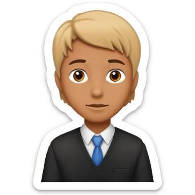 I am standing in the classroom. sticker