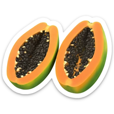 Papaya sticker