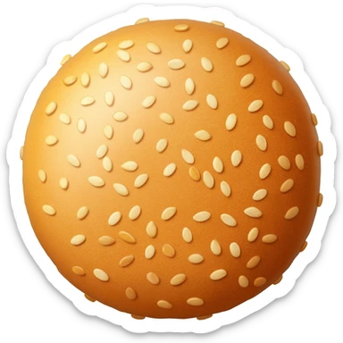 just a burger bun sticker