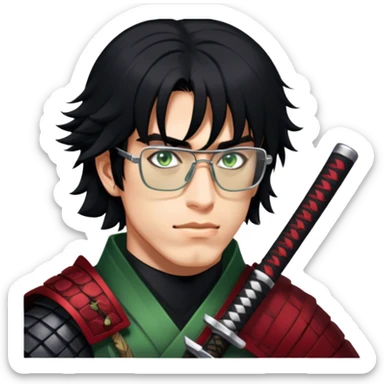 Fierce Samurai sticker