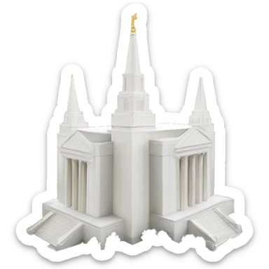 lds temple  sticker