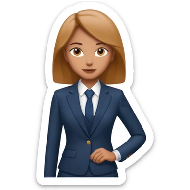 gentlemen vibe suit woman sticker