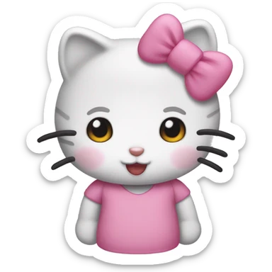 Hello kitti sticker