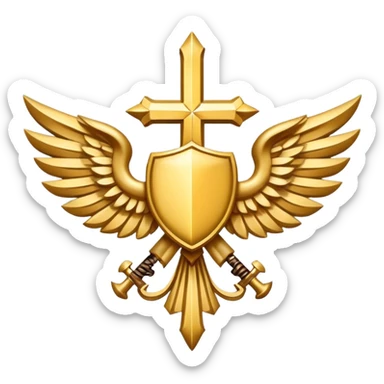 dominus' emblem holy  sticker