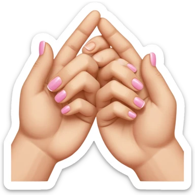 Pinky promise sticker