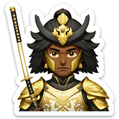 Golden Samurai sticker
