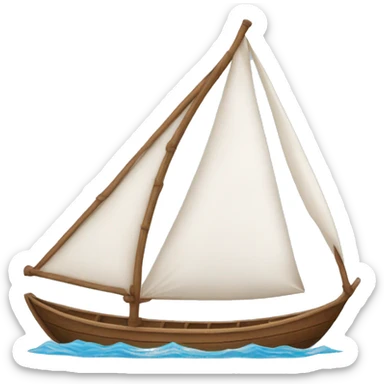 indian sailboat sticker