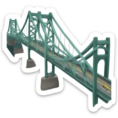 portland bridge sticker