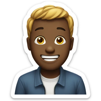 laughing in tears  sticker