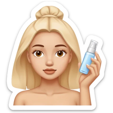 skin care girl sticker