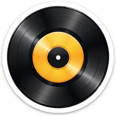 vinyl record sticker