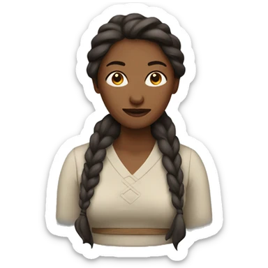 Nordid woman sticker