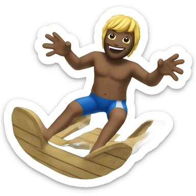 Swimming in heaven sticker