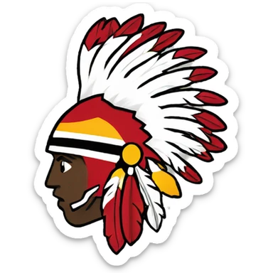 Chiefs logo sticker