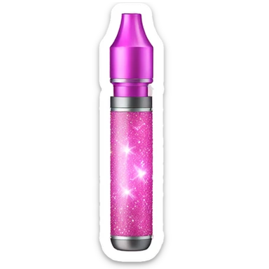 One pink sparkled vape  sticker
