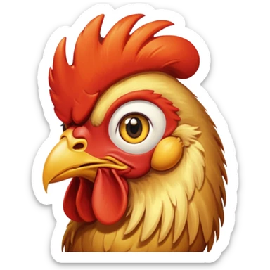 Hostess rooster sticker