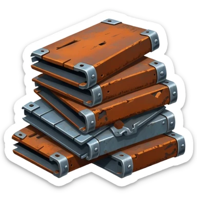 débrouille post apocalyptique ferraille  sticker