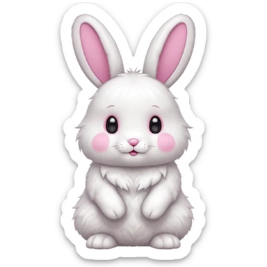 very cute fullbody bunny uwu cuuuute sticker