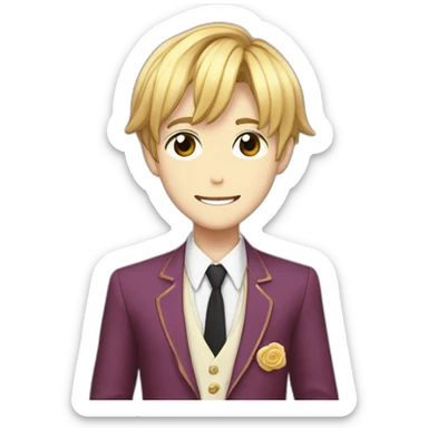 OURAN host club sticker