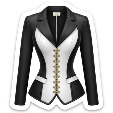 corset-blazer sticker