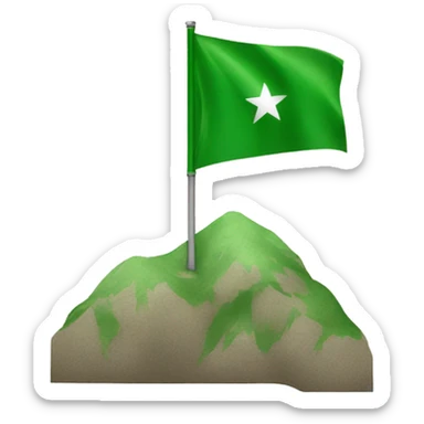 Syria green flag sticker
