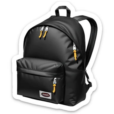 Sac à dos eastpak noir classique  sticker