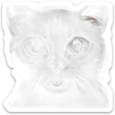 Balinese cat evil sight sticker