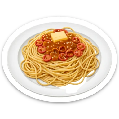 nur spaghetti ohne soße sticker