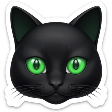 Animal Black Cat sticker