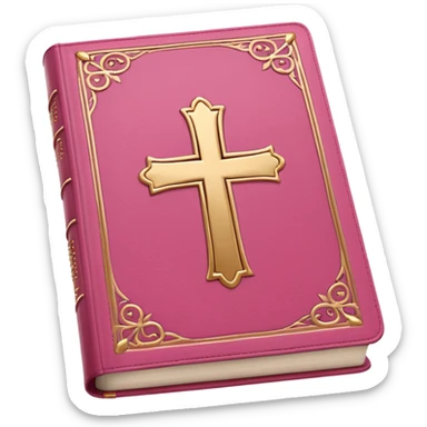 Biblia rosa sticker